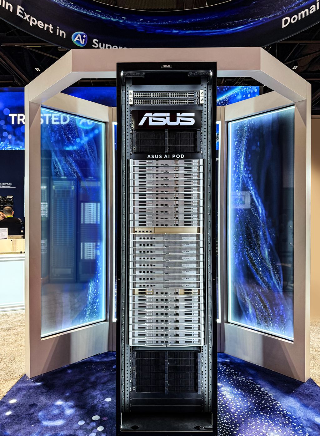 ASUS AI POD built on NVIDIA Vera Rubin NVL72 platform